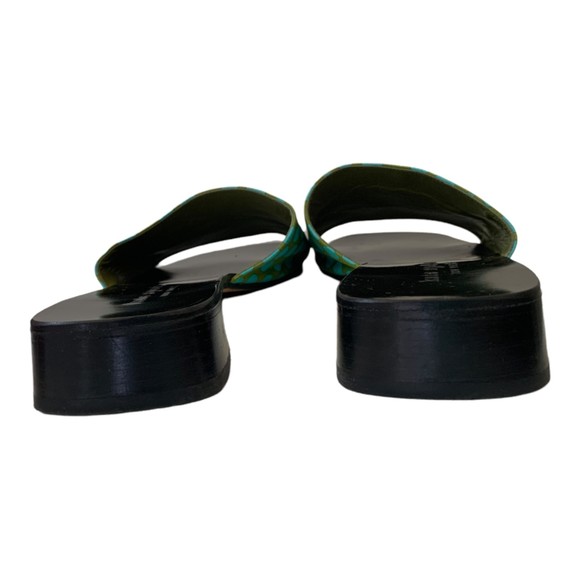 Vintage Kate Spade New York Women's Green Polka Dots Casual Sandals Size 6 - Picture 5 of 10